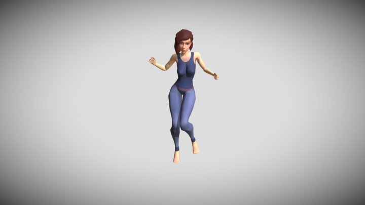 Ceomi - Woman dancing. 3D Model