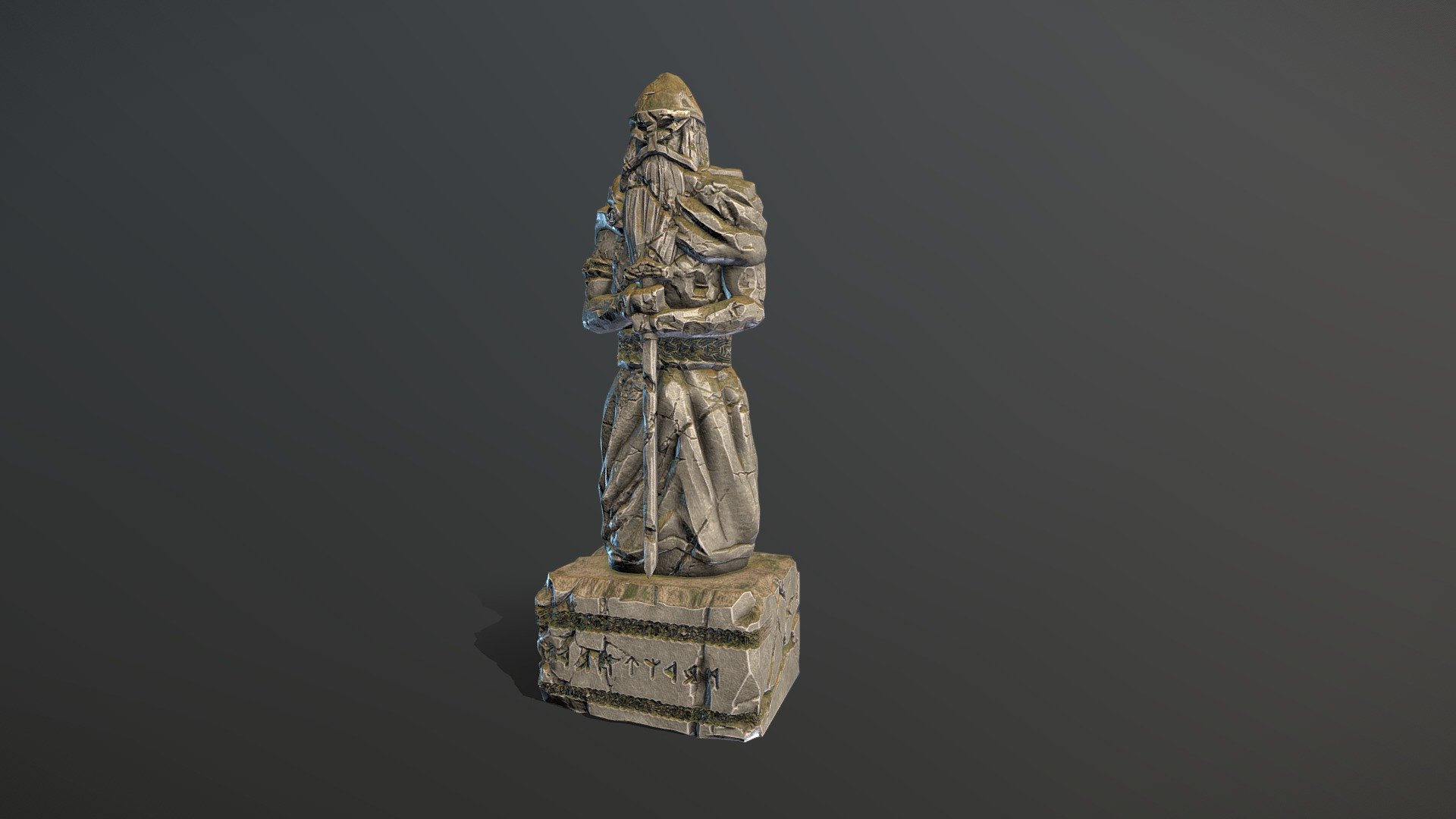 Viking Guardian Statue 3D model by stefanWilliamsC [7ec54bb] Sketchfab