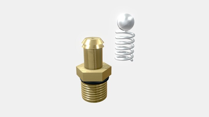 CHEMICAL INJECTOR Breakdown 3D Model