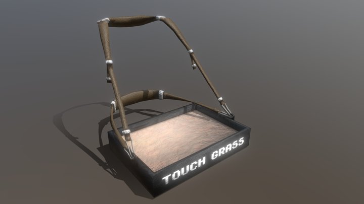 🌱Touch Grass - VRChat Asset 3D Model