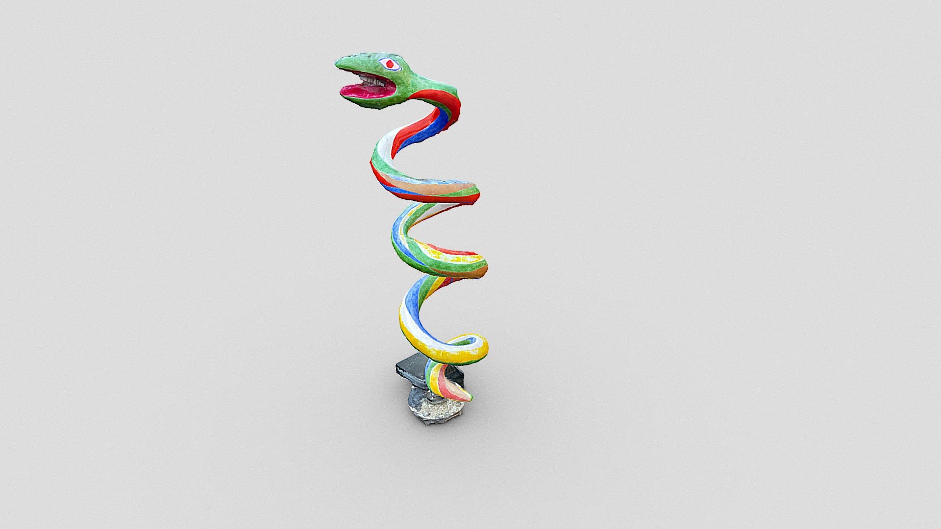 Stravinsky Fountain: the Snake