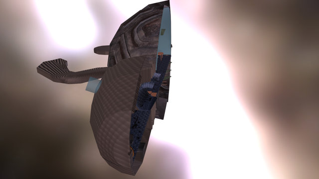Turtle Submarine 3D Model