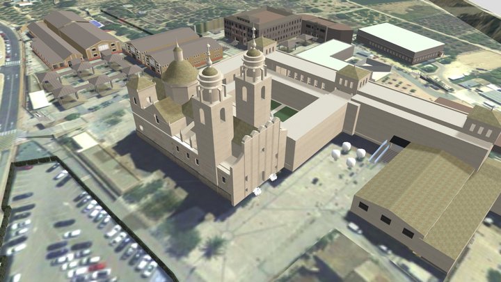 Campus UCAM Murcia 3D Model