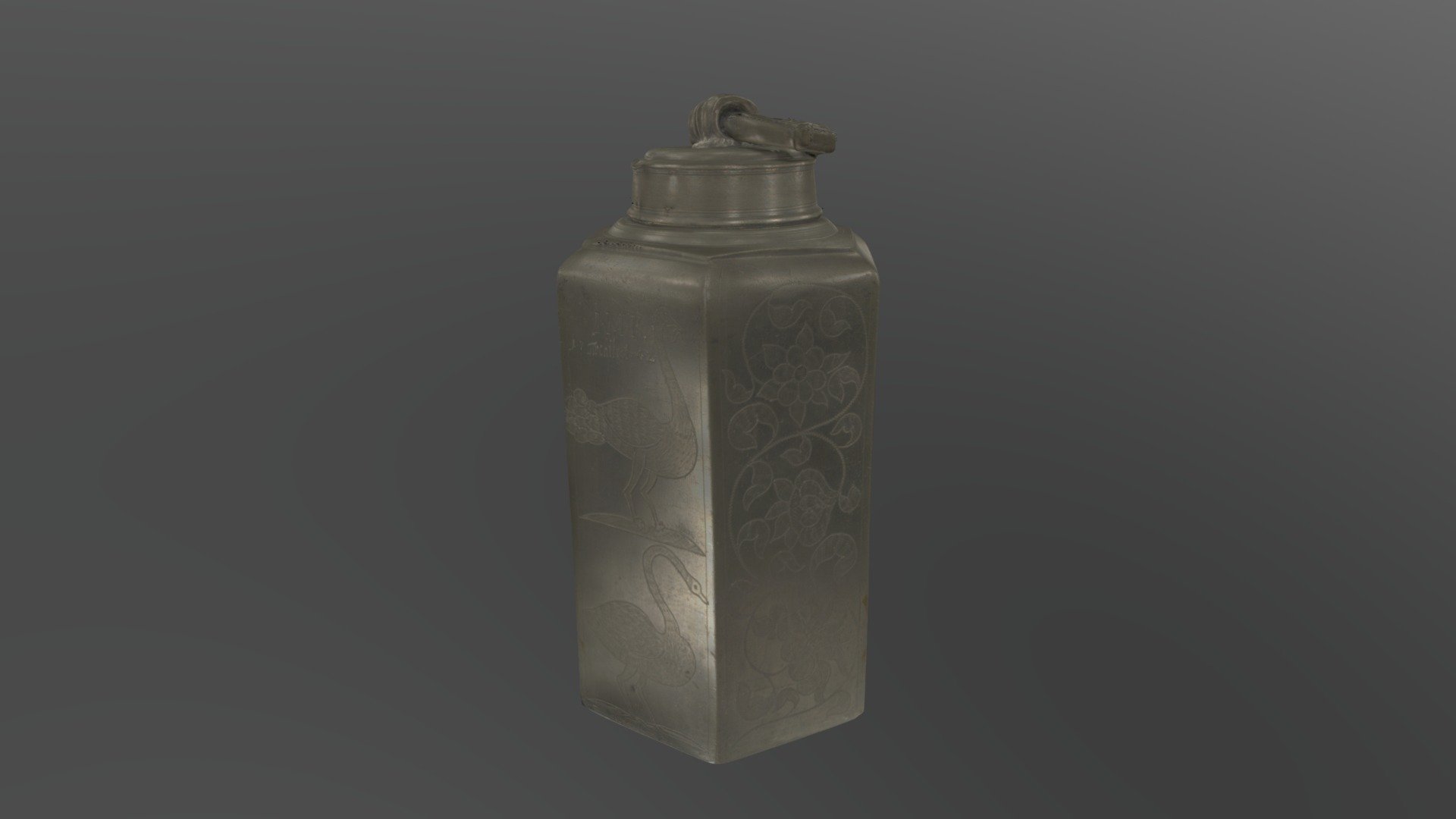 Pewter Canister
