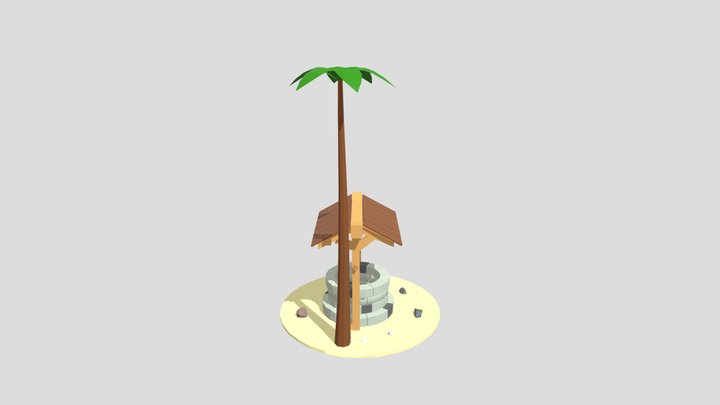 Well - Low Poly 3D Model