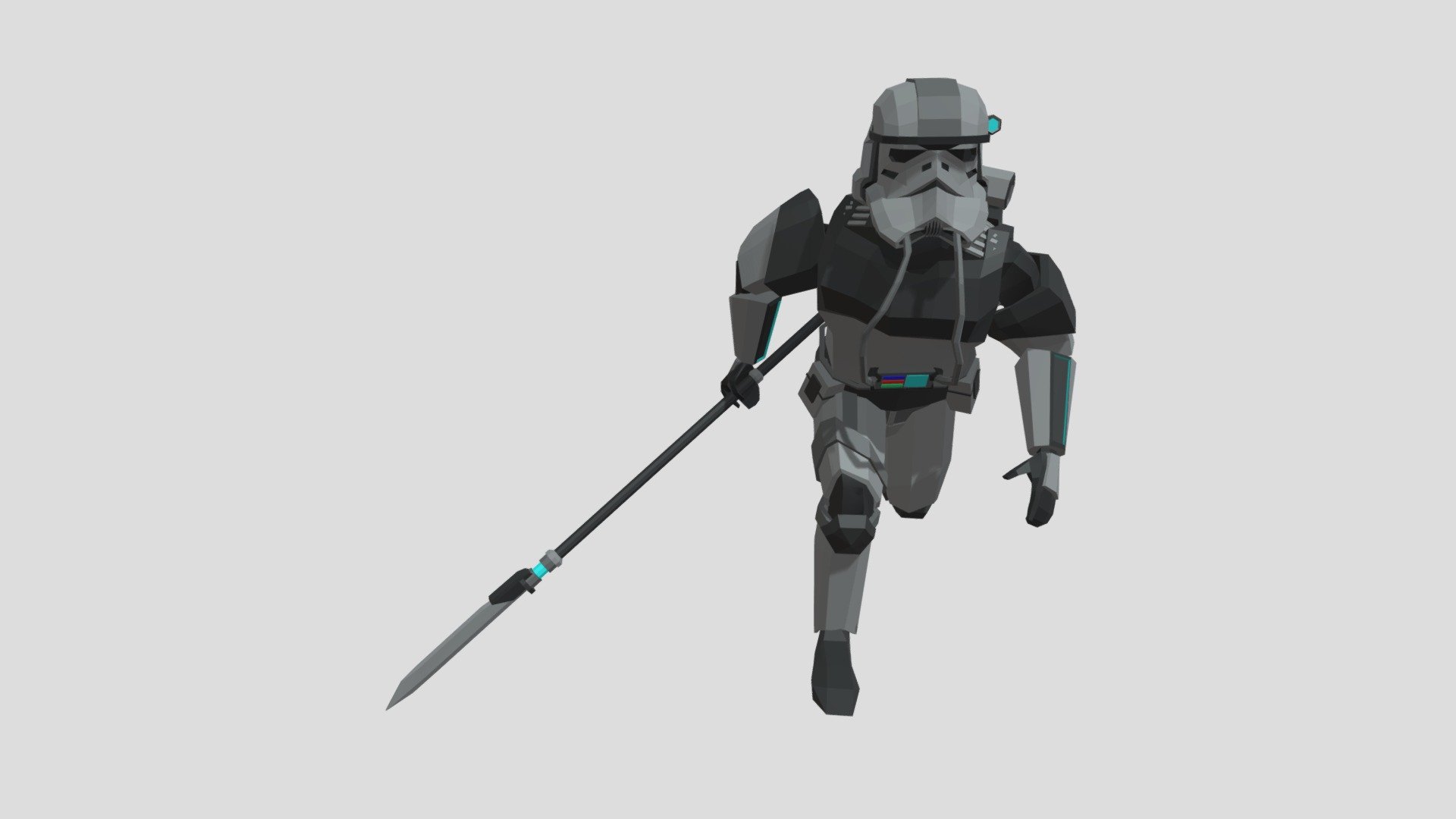 Heavy Trooper Run Animation