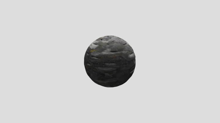 Weathered Limestone Material 3D Model