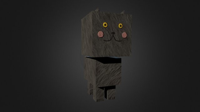 Pixel the cat 3D Model