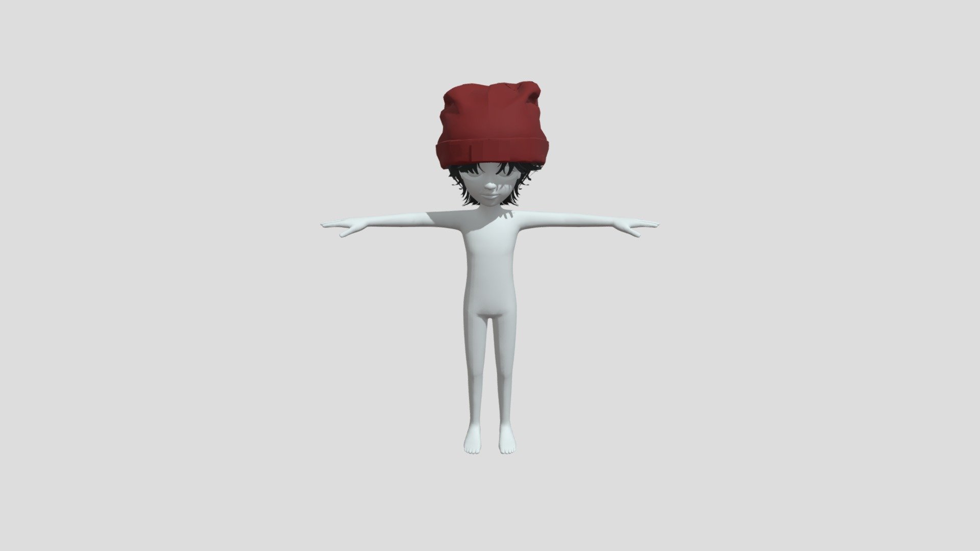 Free 3D file Hair 3D Model Zepeto Item Unity Prefab FBX Free