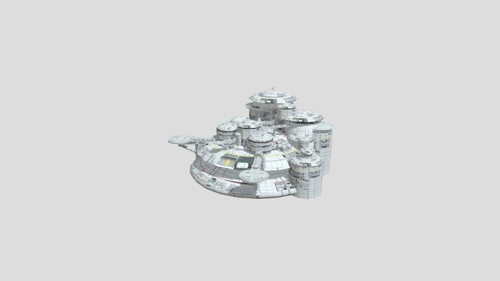 sci_fi city 3D Model