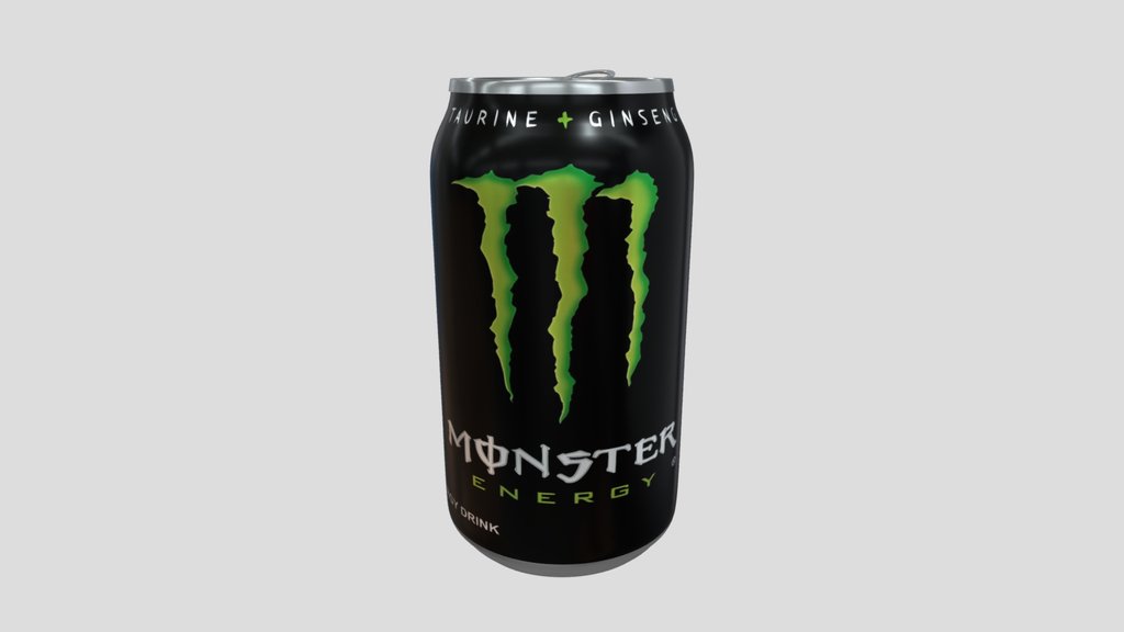 Photorealistic Monster Can