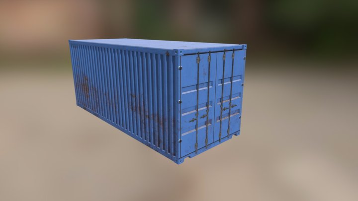 Cargo container 3D Model