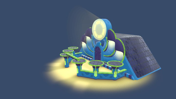 Eqypt Station 3D Model