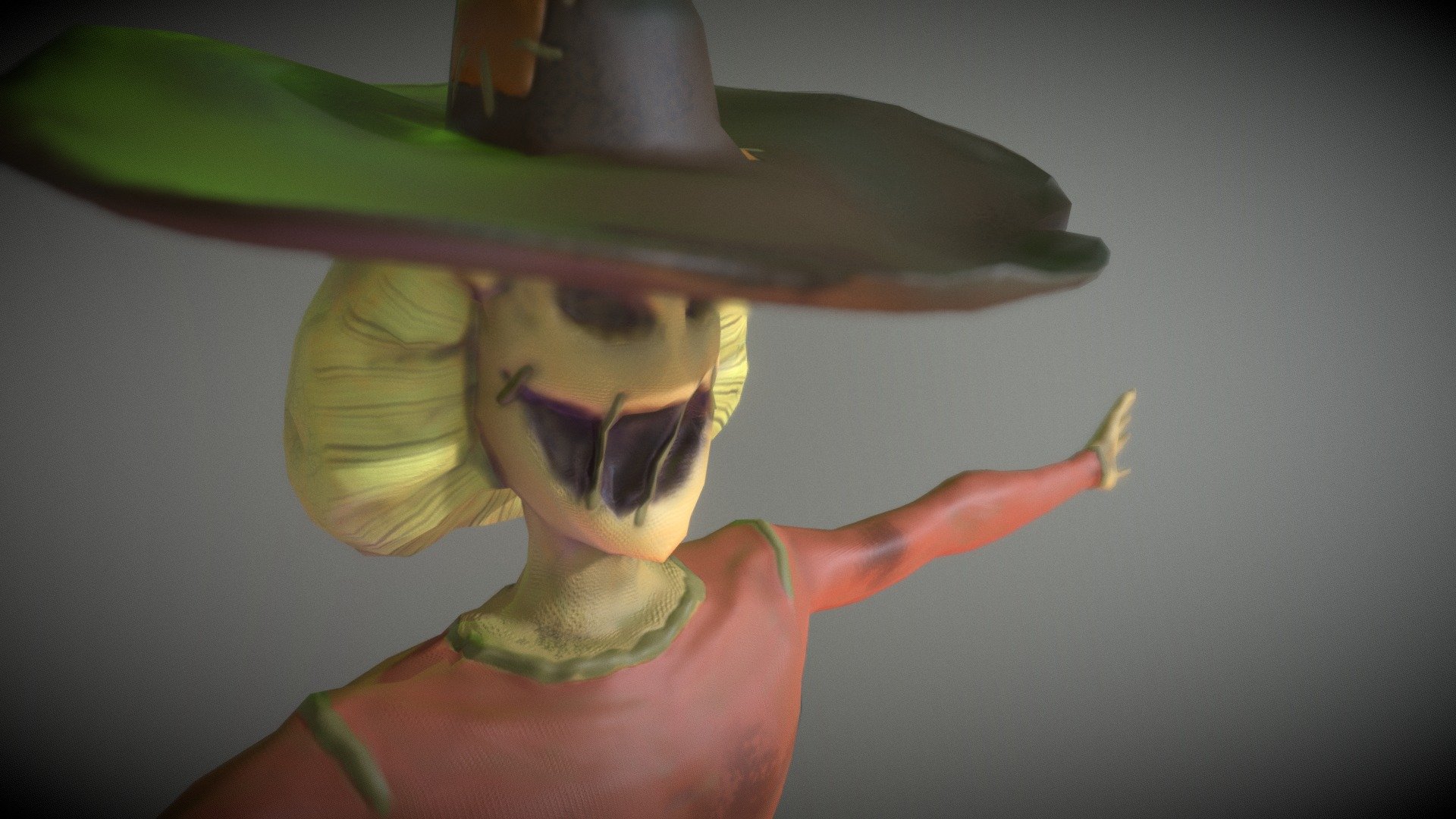 Scarecrow - Download Free 3D model by galvanix [7ecd12d] - Sketchfab