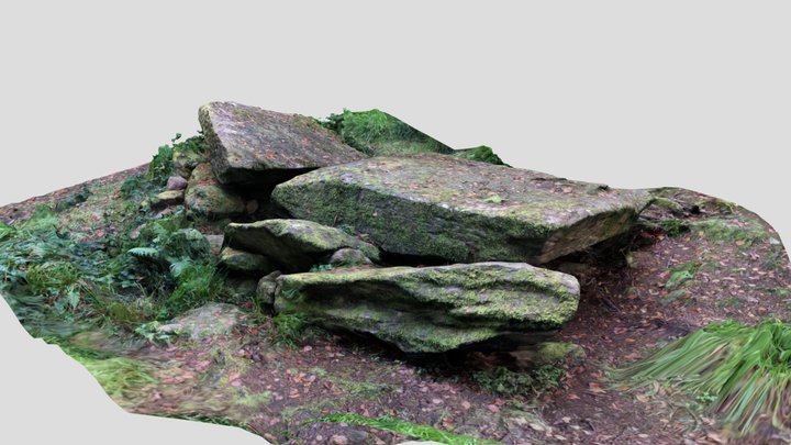 Killaclohane II Portal Tomb KE047-059---- 3D Model