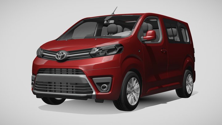 Toyota ProAce  Verso  L1 2017 3D Model