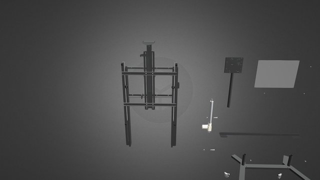 Support Tableau - Montage 3D Model