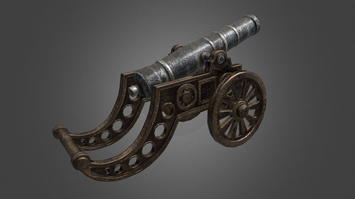 Cannon 3D Model