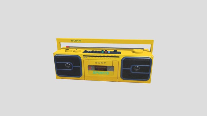Radio 3D Model