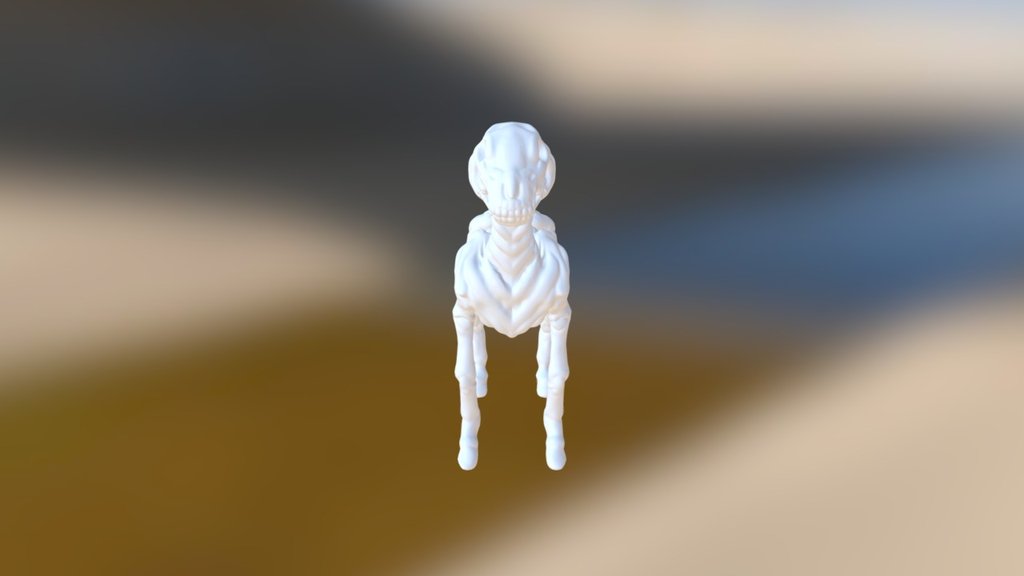 Skeleton Horse High Poly Sculpt
