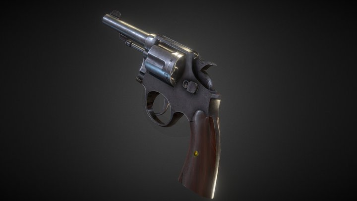 Smith & Wesson Model 10 3D Model