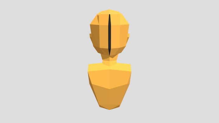low poly test dummy 3D Model