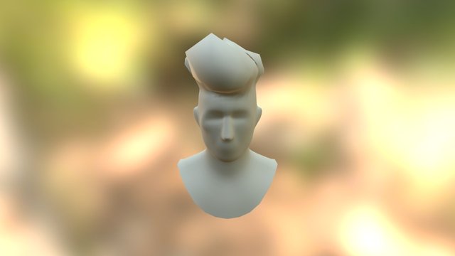 Mask Man 3D Model