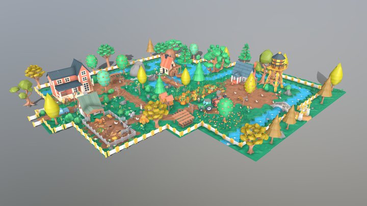 Farm Life - Model 7 3D Model