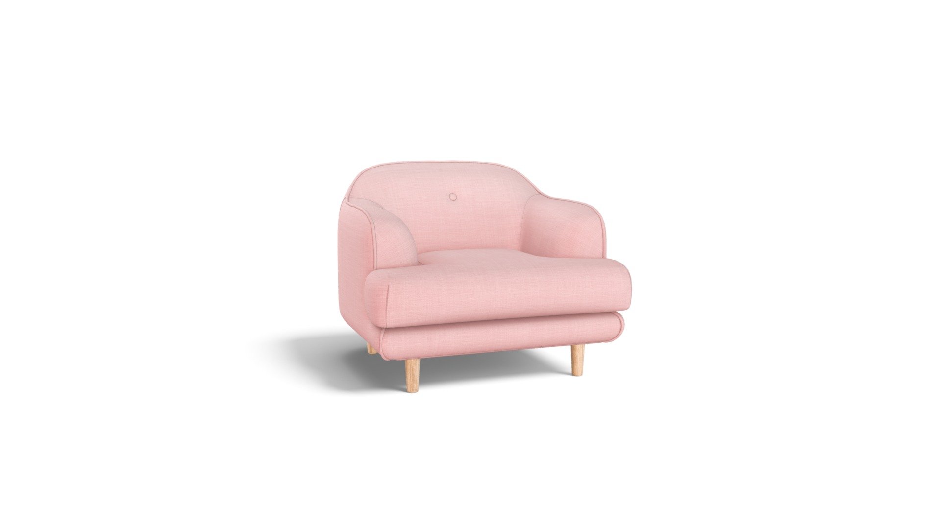Gracie Armchair, Salmon Pink