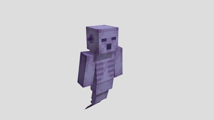 Minecraft Mermaid 3D Model