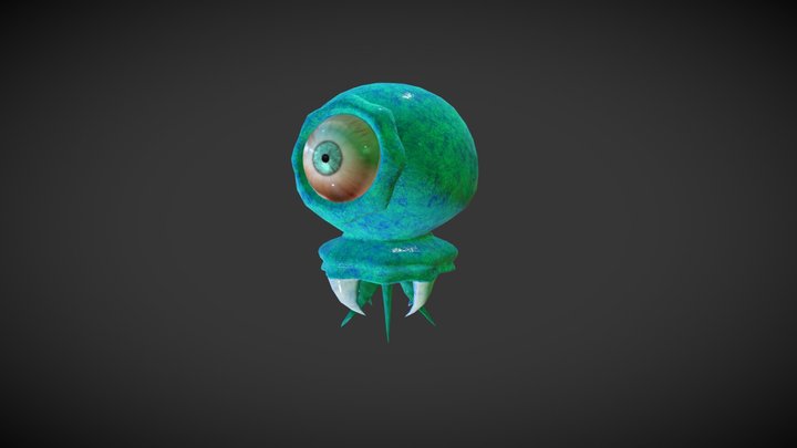 Jellyfish Boss 3D Model