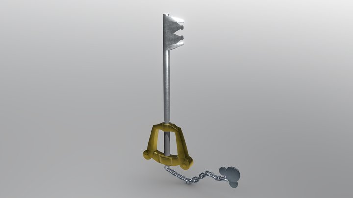 Keyblade Kingdom Heart 3D Model