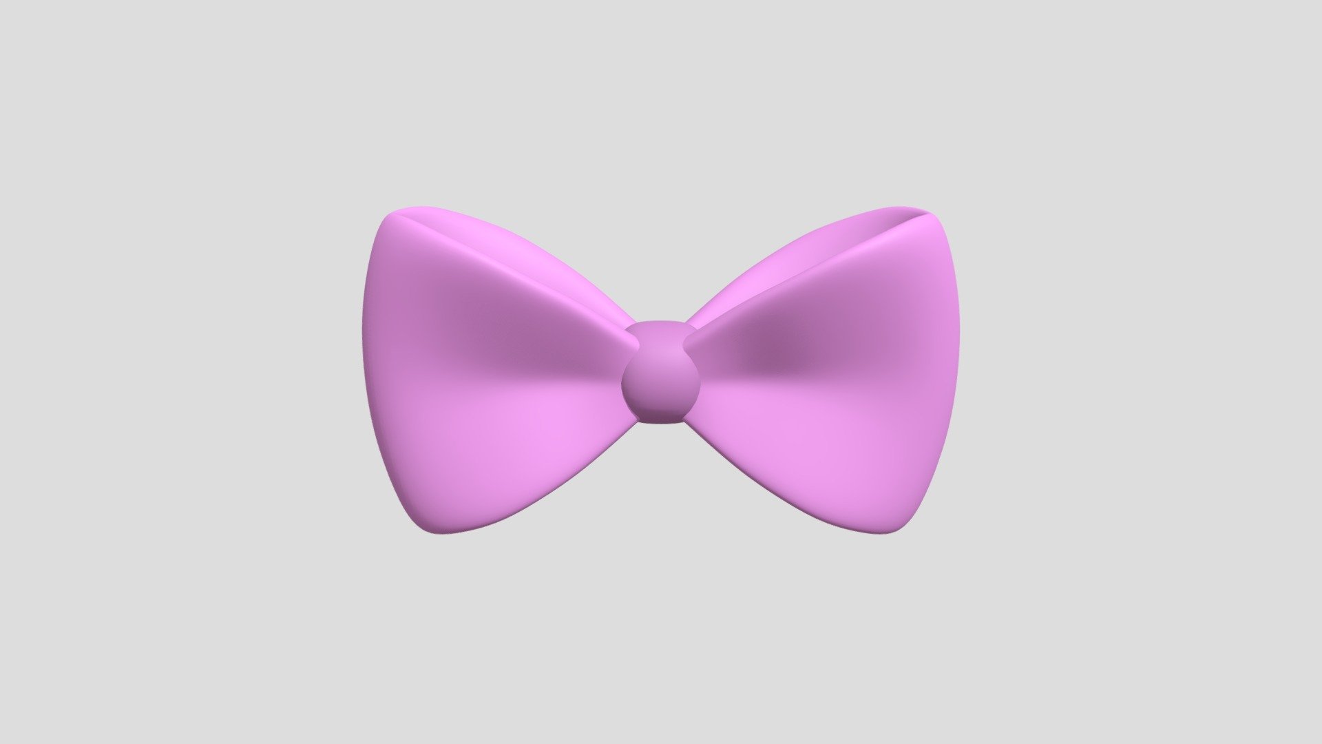 Pink Head Bow - Buy Royalty Free 3D model by Ed+ (@EDplus) [7ed8bf2 ...