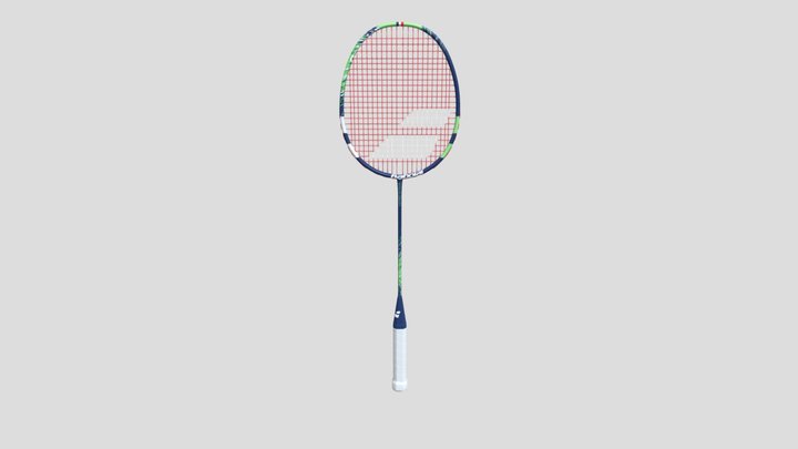 Babolat Satelite Gravity 78 Badminton Racket 3D Model