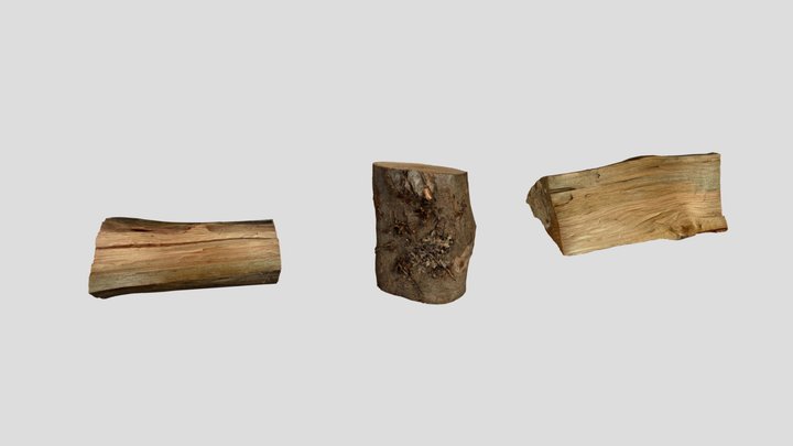 Wood Pack 001 3D Model