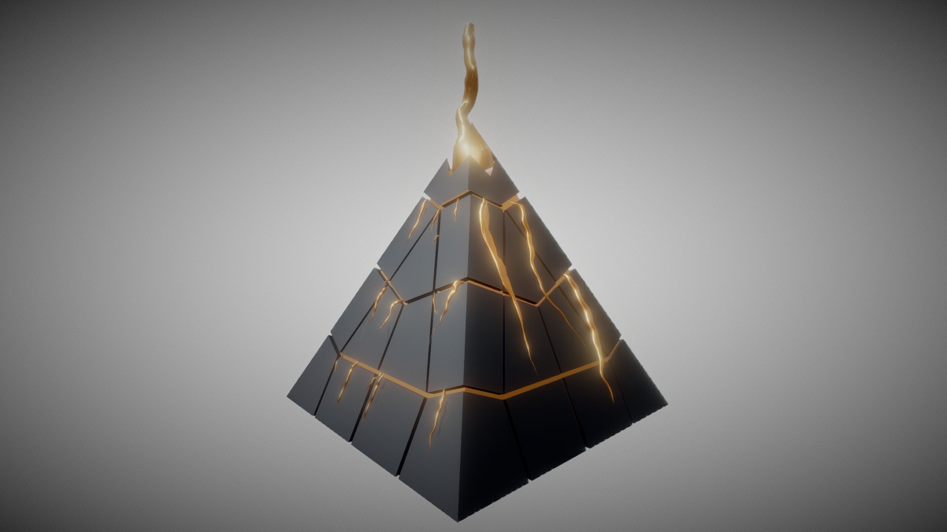 Goldmolding pyramid — Sketchfab embed 3D viewer