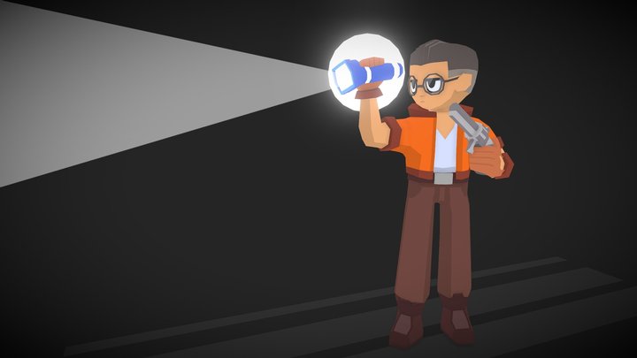 Kim Kitsuragi 3D Model
