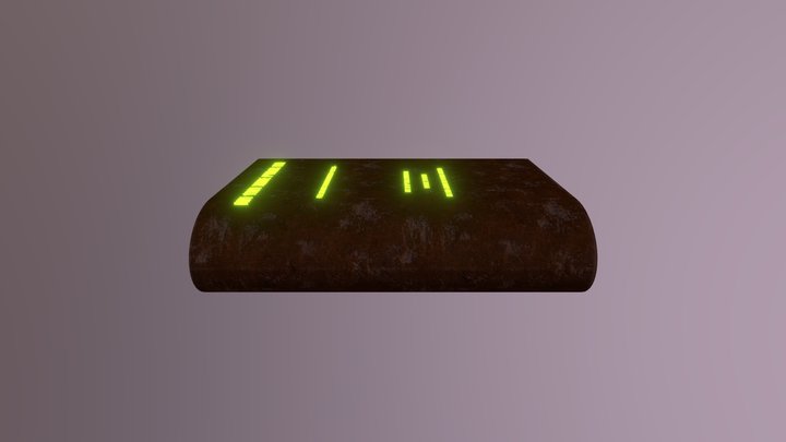 Mage's Rune Book 3D Model