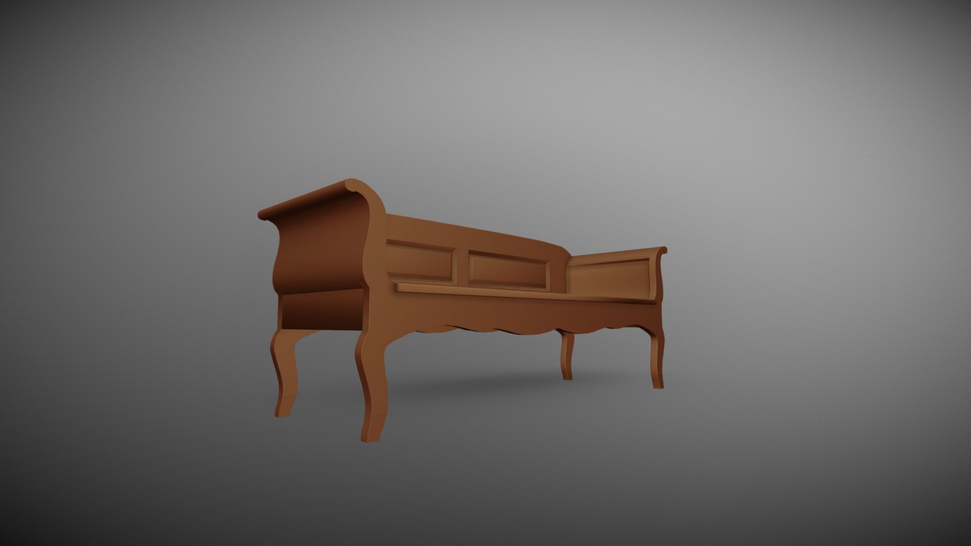 Russian Mennonite Furniture Resting Bench