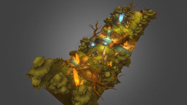 swamp location 3D Model