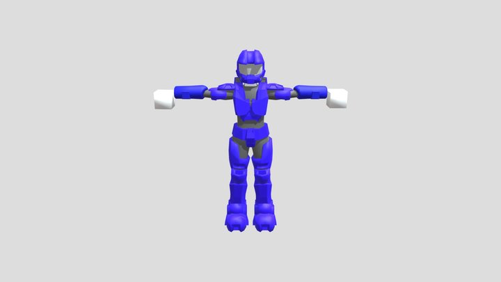 MM_MAKESHIFT Halo Armor 3D Model