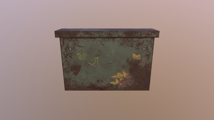 GRP Utility Cabinet 3D Model