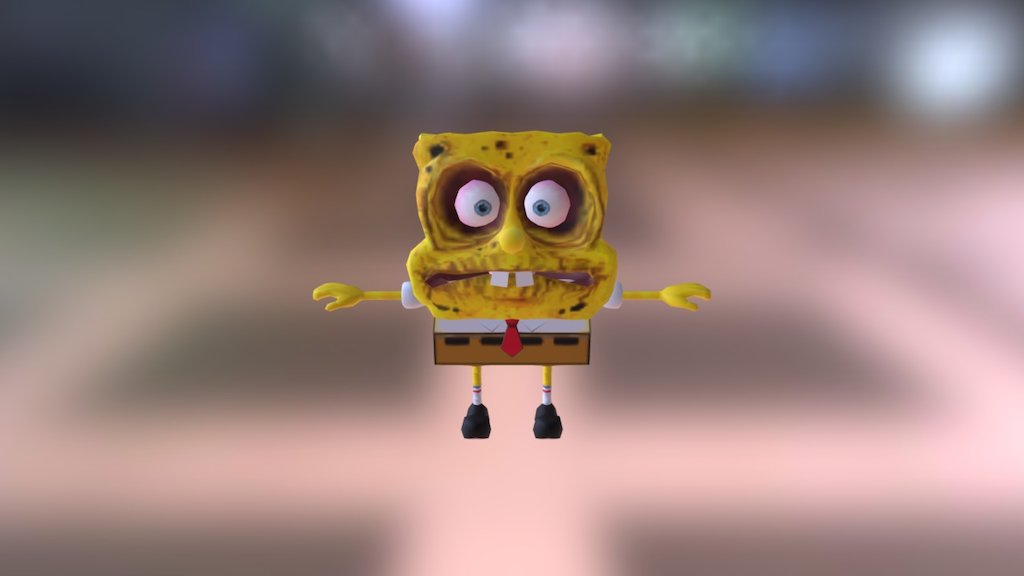 spongebob model blender