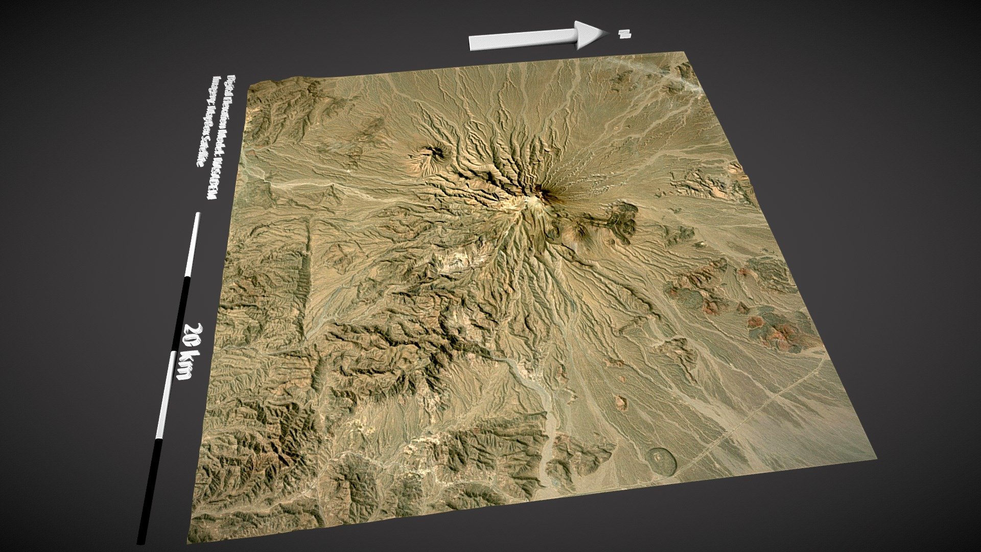 Bazman volcano, Iran