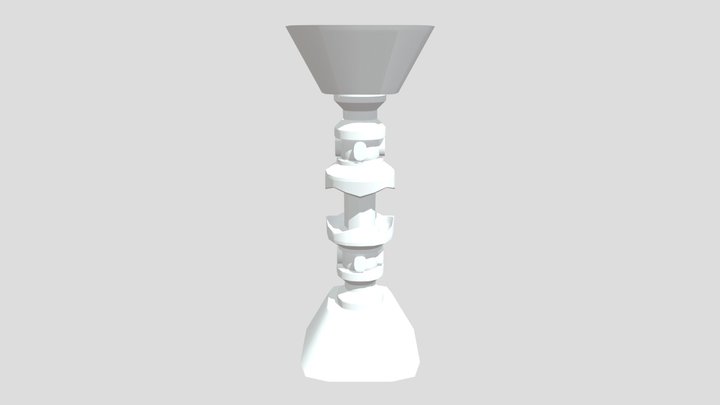 Crystal Pillar 3D Model