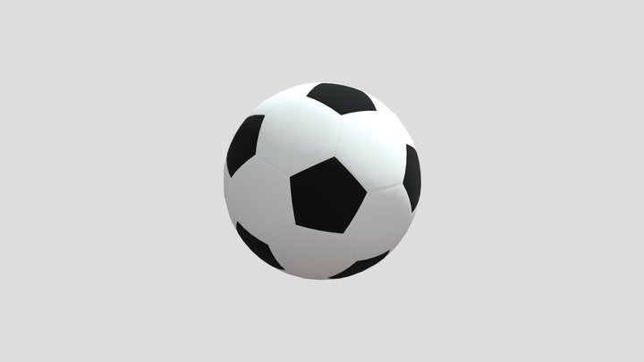 Balón Fútbol 3D Model