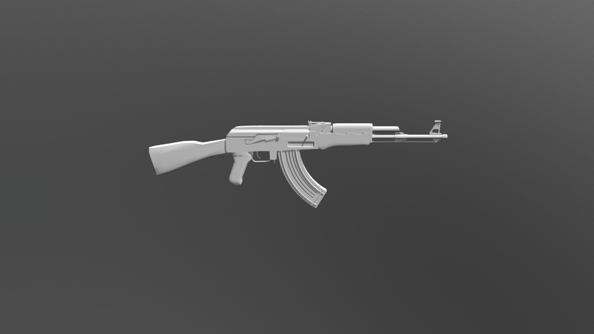 AK47 - 3D model by Cody (@CodyJChartrand) [7ee43e1] - Sketchfab