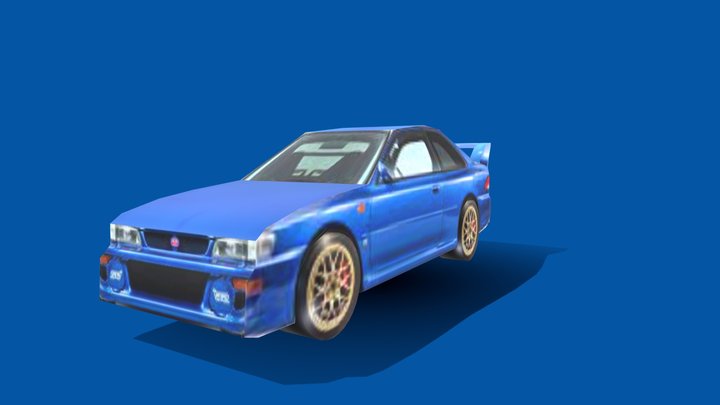 1998 Subaru Impreza 22B 3D Model