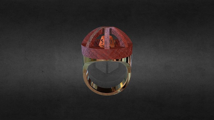 The Dice Ring 3D Model