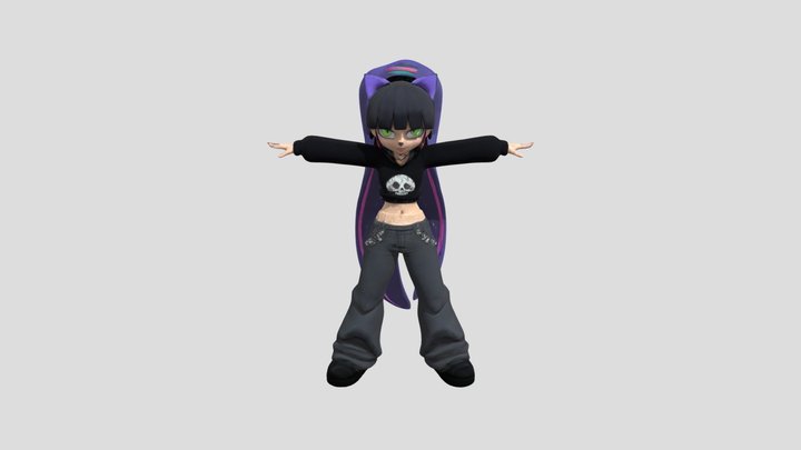 Gothic Stance 3D Model